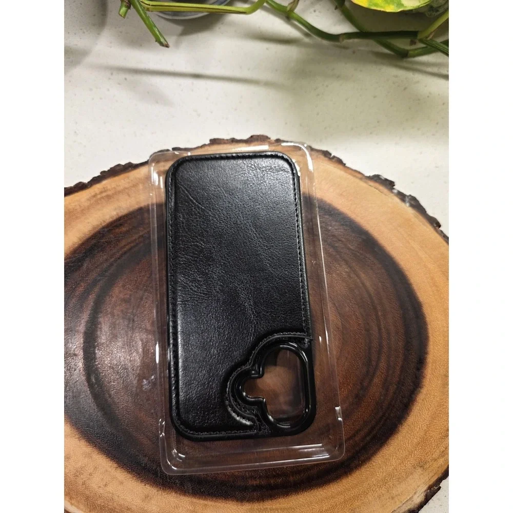 OT OneTop Phone Cover iPhone 11 Wallet Case Card Holder Black New